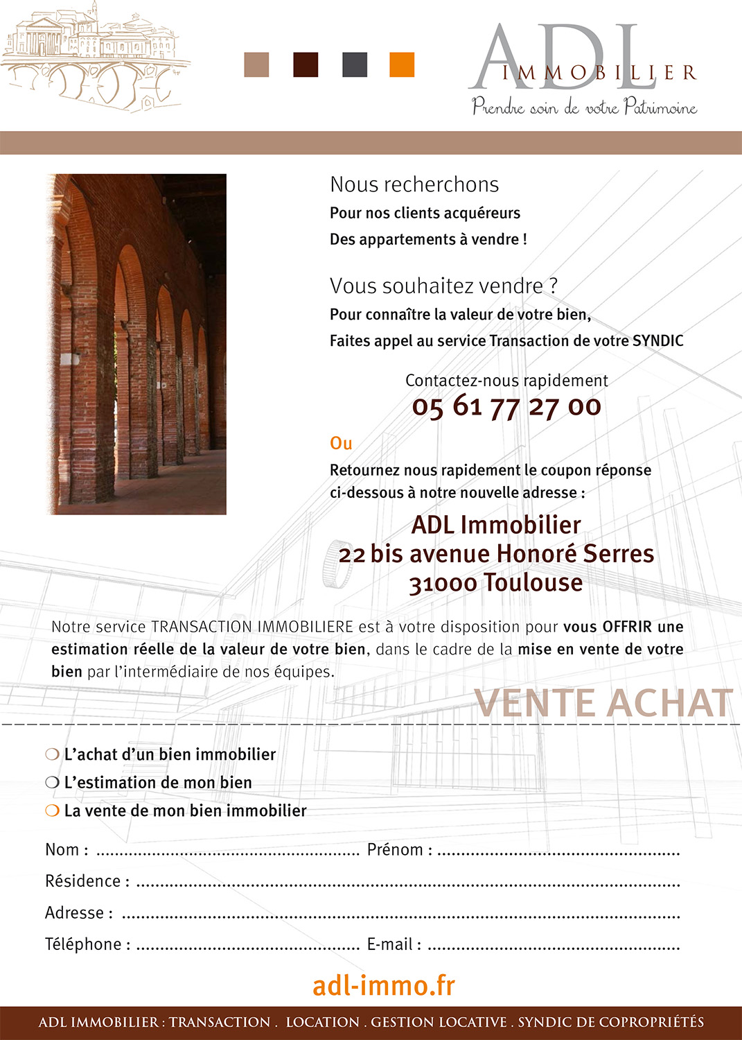 Mailing ADL Immobilier